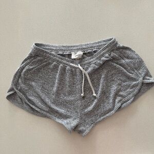 Aritzia Drawstring Salt + Pepper Short